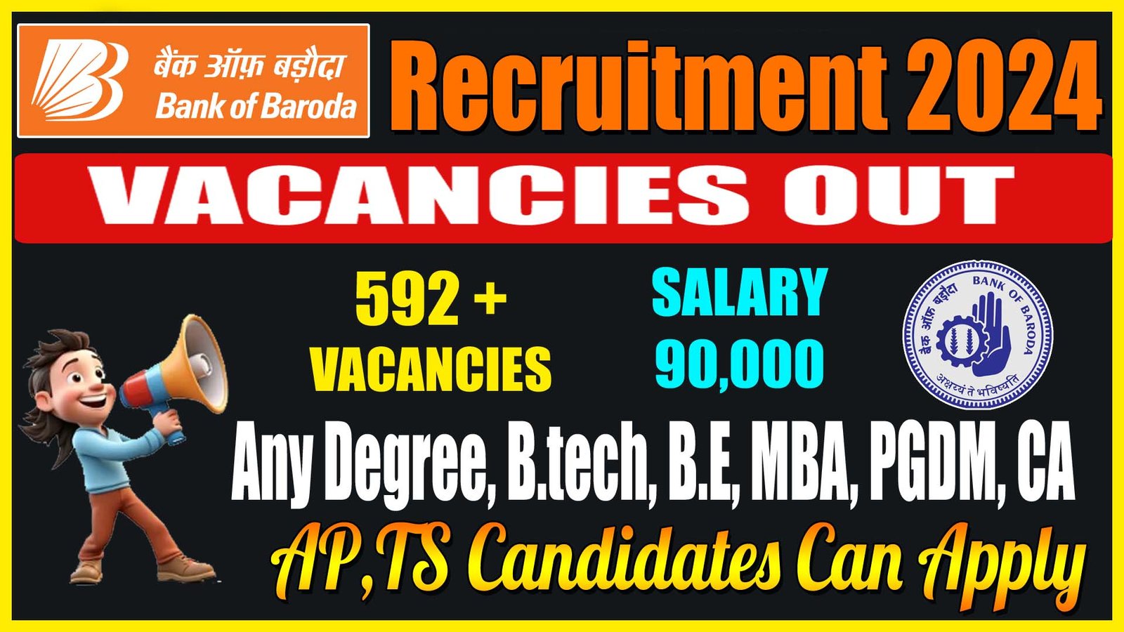 Bank of Baroda Recruitment 2024